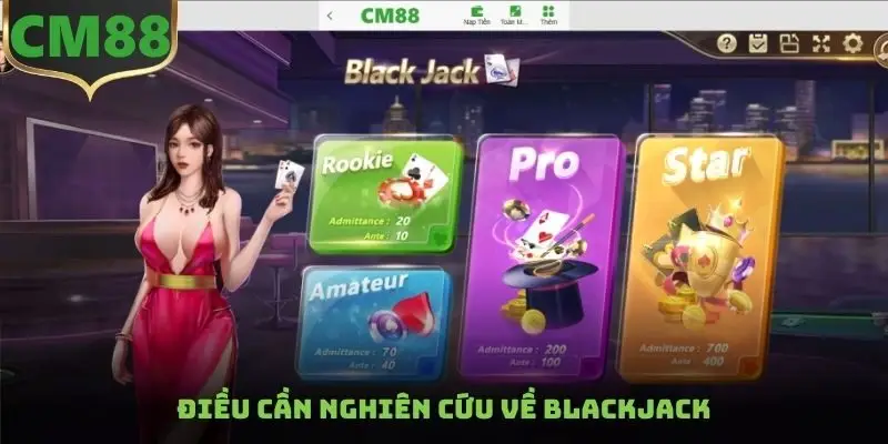 Điều cần nghiên cứu về Blackjack