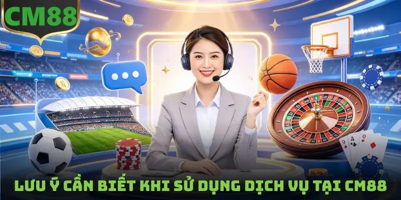 Lưu ý cần biết khi sử dụng dịch vụ tại CM88